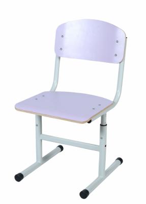 Стілець учнівський Т-подібний на круглій трубі, з хім. стійким HPL, регулюється на ростові групи №5-7(опція р. г. №4), АНШАР ГРУП (90169 HPL)